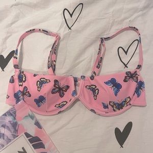 butterfly bikini top from SHEIN